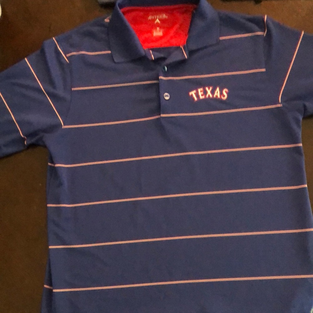 Texas Rangers Antigua polo shirt
